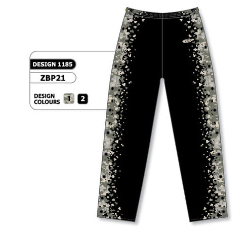 Athletic Knit Custom Sublimated Basketball Warm Up Pant Design 1185 (ZBP21-1185)